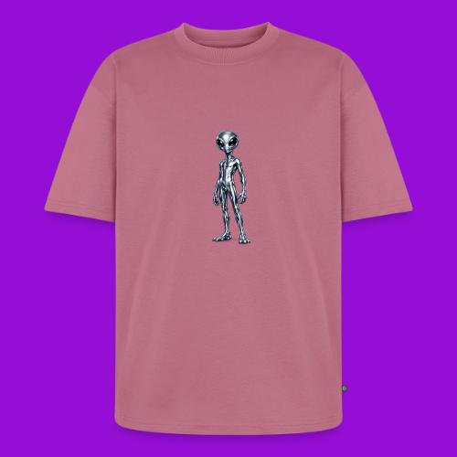 Silver Alien - Unisex Oversized Organic T-Shirt