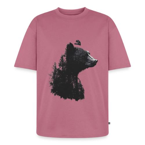 Forest Within the Bear - Unisex Premium Oversized Organic T-Shirt