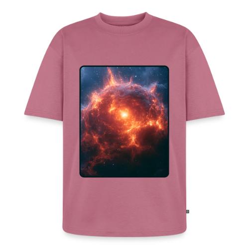 Exploding Supernova Space Art - Unisex Premium Oversized Organic T-Shirt