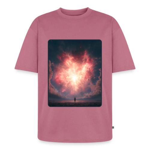 Supernova Sky Sci-Fi Artwork - Unisex Premium Oversized Organic T-Shirt