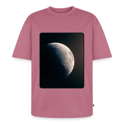 Crescent Moon Celestial Artwork - Unisex Oversized Organic T-Shirt