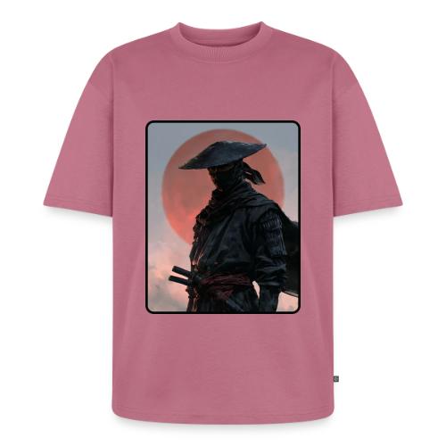 Ninja Warrior Under the Red Sun - Unisex Premium Oversized Organic T-Shirt