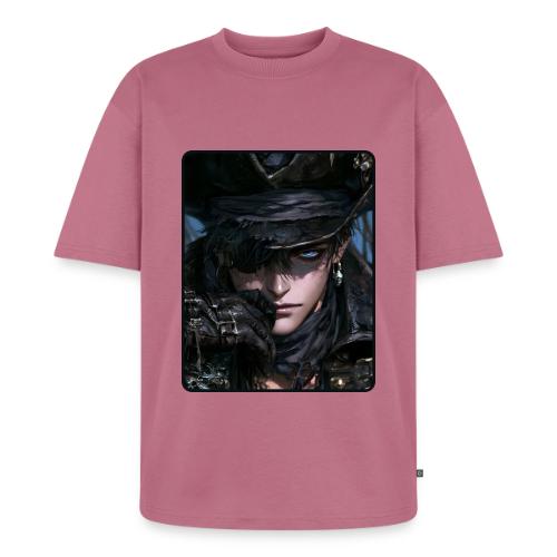 Dark Anime Pirate Warrior - Unisex Premium Oversized Organic T-Shirt