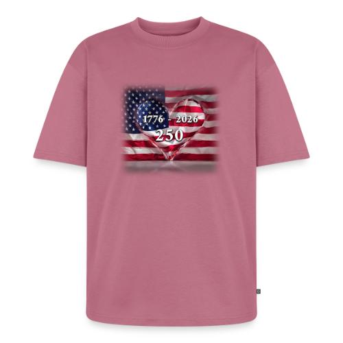 1776-2026 | 250 Years USA - Unisex Oversized Organic T-Shirt