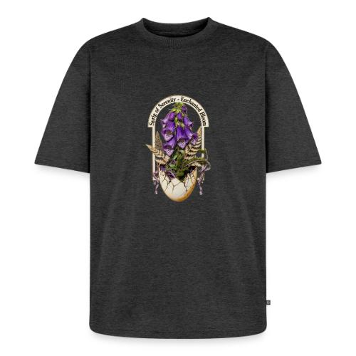 Spring Serenity Foxglove Tee, Easter Gift for wife - Unisex Oversized Organic T-Shirt