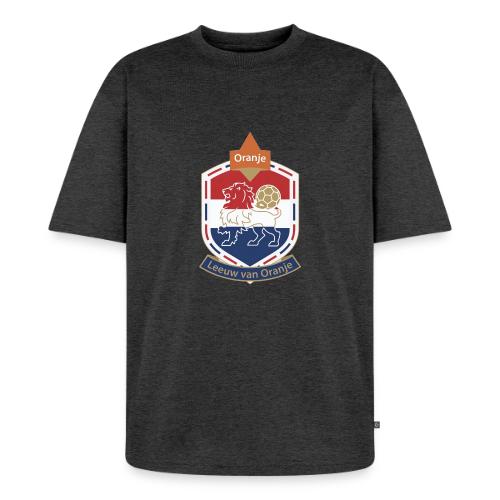 Netherlands Lion Crest T-Shirt, Dutch Badge Gift - Unisex Oversized Organic T-Shirt