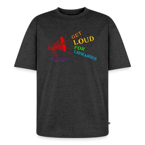 OLA PNLA 2026 Logo smaller conference info - Unisex Oversized Organic T-Shirt