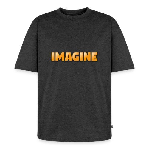 Imagine Word Art – Creative Gradient Design - Unisex Premium Oversized Organic T-Shirt