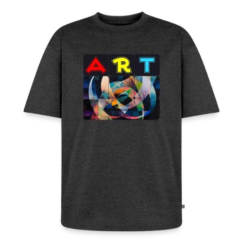Art of Stripes and Shades - Unisex Premium Oversized Organic T-Shirt