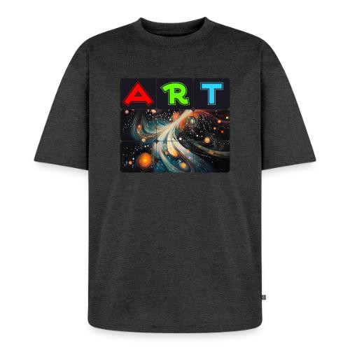 Swirls of Colorful Art - Unisex Premium Oversized Organic T-Shirt
