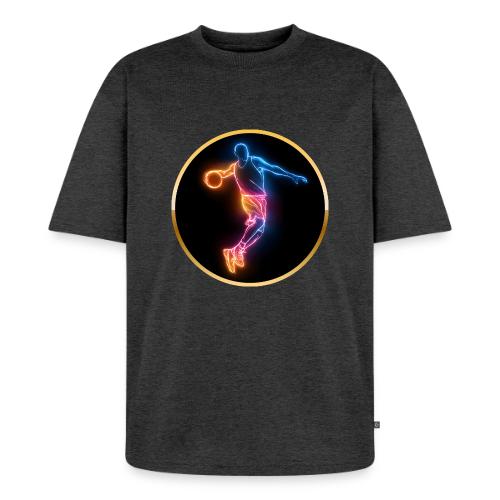 Basketball: Slam Dunk Afterglow - Unisex Premium Oversized Organic T-Shirt