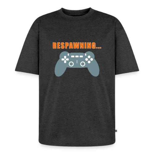 Respawning Gamer Controller Design - Unisex Premium Oversized Organic T-Shirt