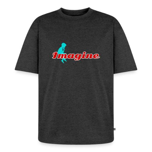 Imagine – Inspire Creativity & Dreams - Unisex Premium Oversized Organic T-Shirt