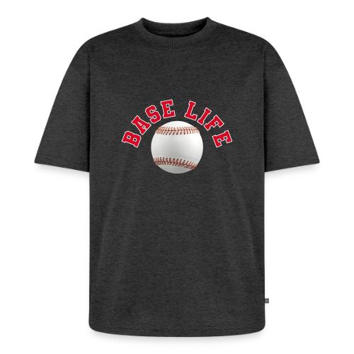 Baseball: Base Life Vibes - Unisex Premium Oversized Organic T-Shirt