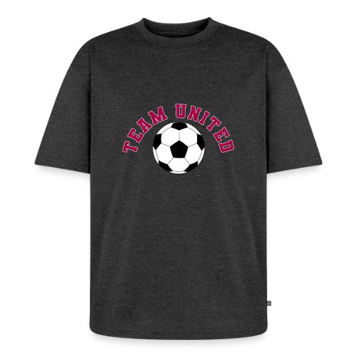 Team United Soccer Ball Sports Design - Unisex Premium Oversized Organic T-Shirt