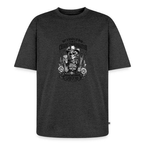 Chaos Coordinator Mom Skeleton Cowgirl - Unisex Oversized Organic T-Shirt