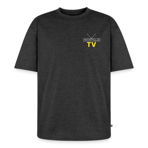 Rockefellas TV Outlined Logo Tee - Unisex Oversized Organic T-Shirt