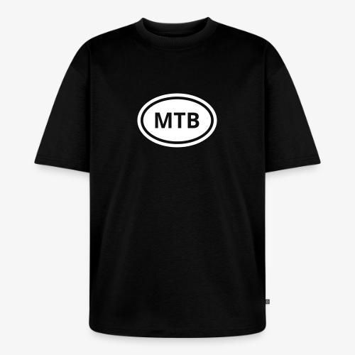 MTB Oval Logo - Unisex Premium Oversized Organic T-Shirt