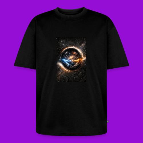 EntangledPhotonsWormhole - Unisex Oversized Organic T-Shirt