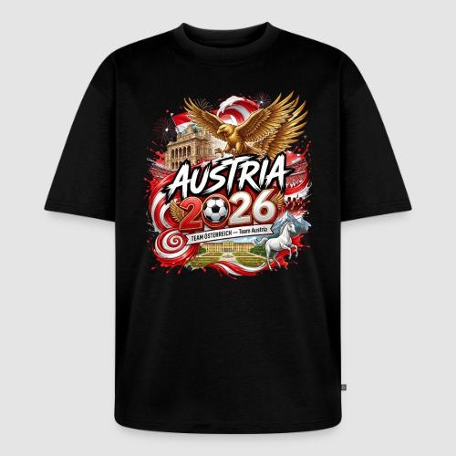 Austria 2026 — Team Österreich | World Cup - Unisex Premium Oversized Organic T-Shirt