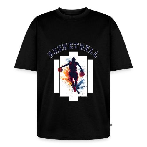 Basketball Never Stops - Unisex Premium Oversized Organic T-Shirt