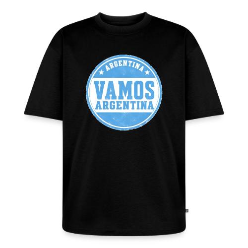 Argentina Soccer Watch Party Shirt — Vamos - Unisex Premium Oversized Organic T-Shirt