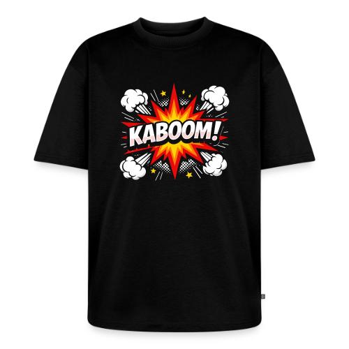 Kaboom Comic Explosion - Unisex Oversized Organic T-Shirt