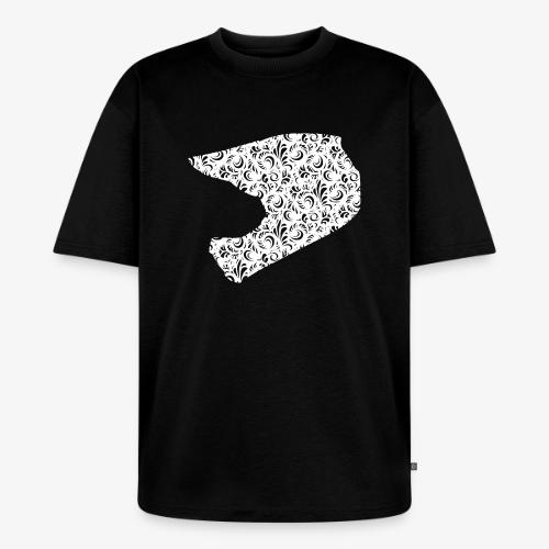 Floral Helmet - Unisex Premium Oversized Organic T-Shirt