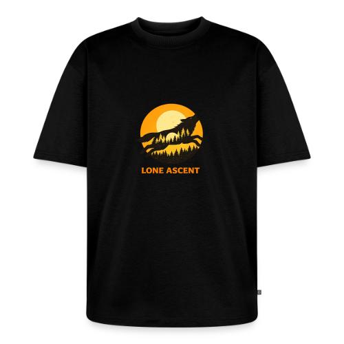Lone Ascent Wolf - Unisex Oversized Organic T-Shirt