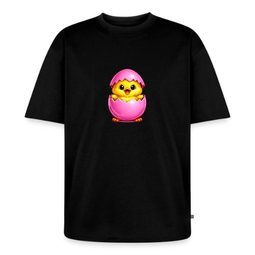 Easter Chick Pink - Unisex Oversized Organic T-Shirt