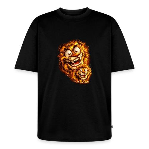 Crazy Double Lion Streetwear - Unisex Oversized Organic T-Shirt