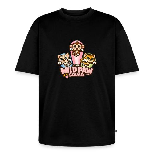 Wild Paw Squad Cute Animal Friends - Unisex Oversized Organic T-Shirt