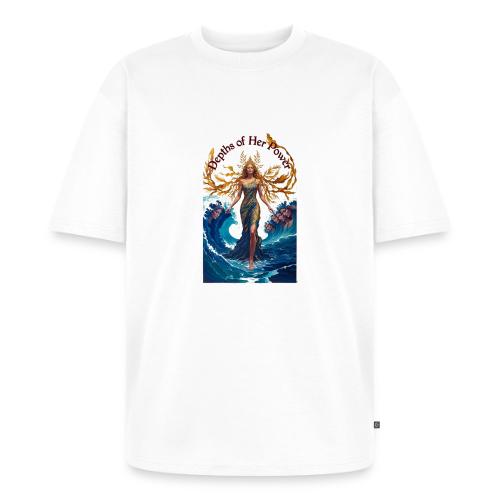 Women’s Day Tidal Sovereign T Shirt, Gift for Wife - Unisex Oversized Organic T-Shirt