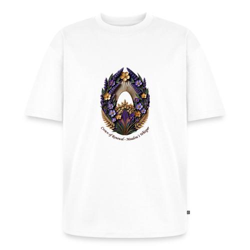 Easter Meadow Crown Renewal T Shirt, Spring Gift - Unisex Premium Oversized Organic T-Shirt