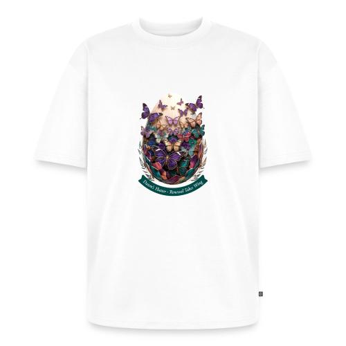 Easter Dawn's Flutter Butterfly T Shirt, Gift - Unisex Premium Oversized Organic T-Shirt