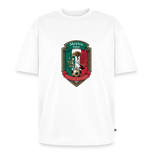Mexico Eagle Valor T-Shirt, Pride Badge Gift - Unisex Oversized Organic T-Shirt