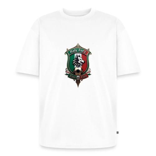 Italy heritage Wolf Fury Tee, Pride Badge Gift - Unisex Premium Oversized Organic T-Shirt