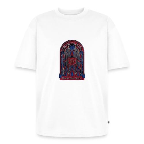 Barcelona Scarlet Pride T Shirt, Vibrant City Gift - Unisex Premium Oversized Organic T-Shirt