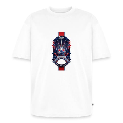 Paris Tower Legacy T Shirt, Soccer City Pride Gift - Unisex Oversized Organic T-Shirt