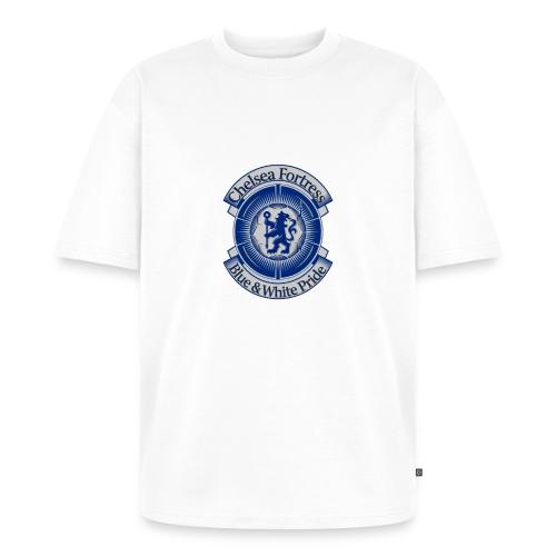 Chelsea Fortress T Shirt, Soccer City Pride Gift - Unisex Premium Oversized Organic T-Shirt