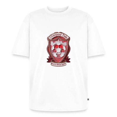 Liverpool Tide T Shirt, Soccer City Pride Gift - Unisex Oversized Organic T-Shirt