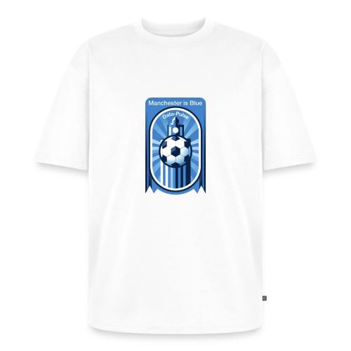Manchester is Blue Soccer City T Shirt, Apparel - Unisex Premium Oversized Organic T-Shirt