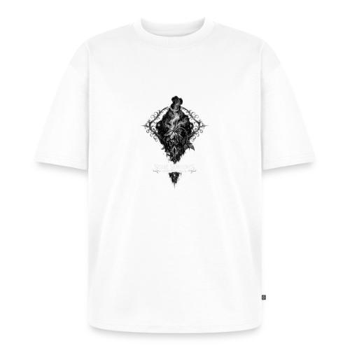 Wilted Rose Turning | Some sorrows don't echo back - Unisex Oversized Organic T-Shirt