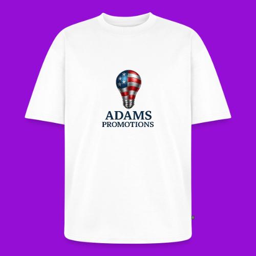 Adams promotions American flag metallic light bulb - Unisex Oversized Organic T-Shirt