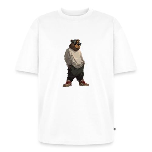 Urban Streetwear Bear Cool Apparel Design - Unisex Premium Oversized Organic T-Shirt