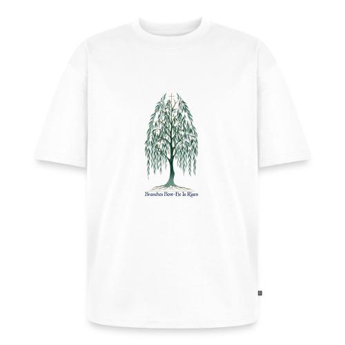 Easter Branches Bow Willow T Shirt, Easter Gift - Unisex Premium Oversized Organic T-Shirt
