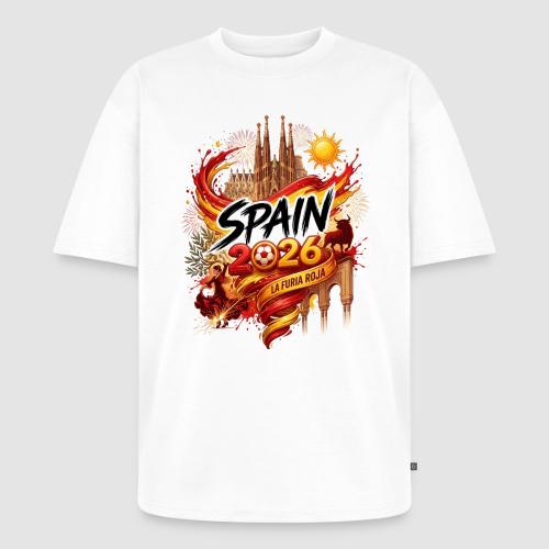 Spain 2026 — la furia roja | World Cup - Unisex Premium Oversized Organic T-Shirt