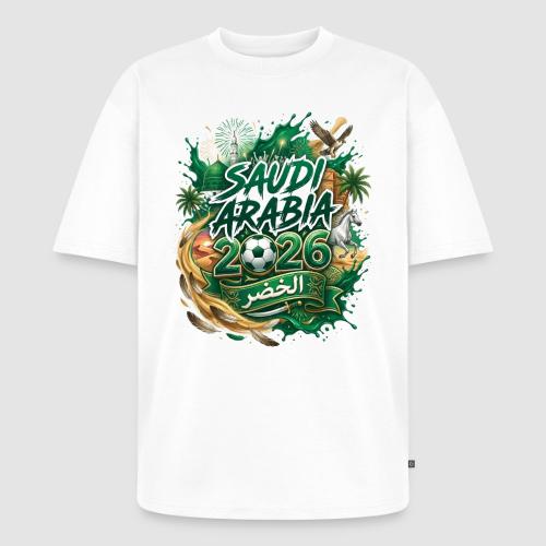 Saudi Arabia 2026 — Nations 26 | World Cup - Unisex Premium Oversized Organic T-Shirt