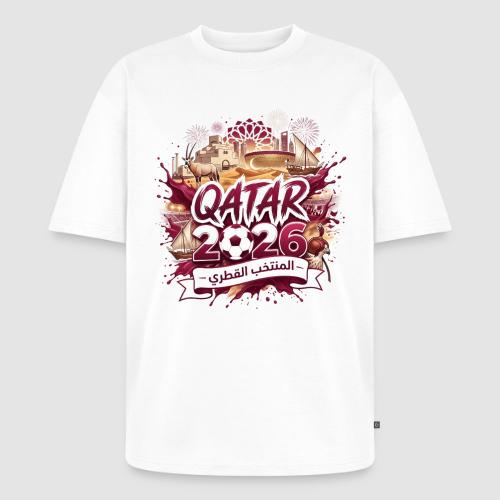 Qatar 2026 — Nations 26 | World Cup - Unisex Premium Oversized Organic T-Shirt