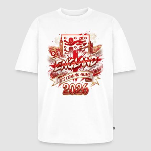England 2026 — Nations 26 | World Cup - Unisex Premium Oversized Organic T-Shirt